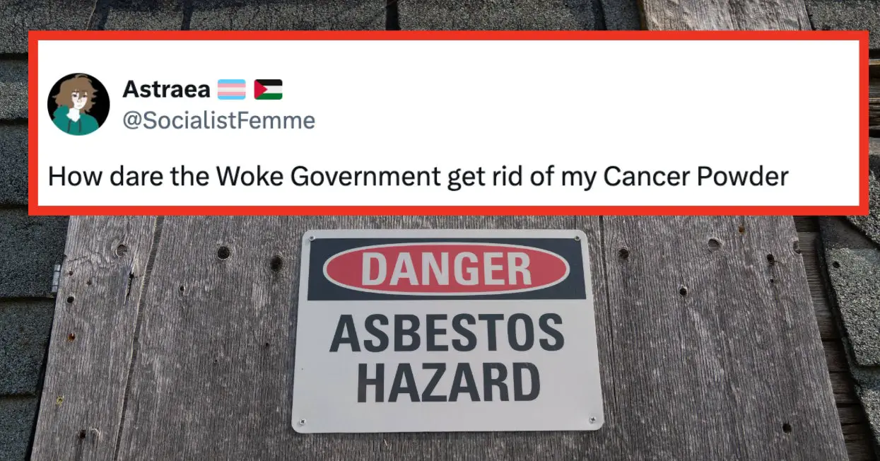The Asbestos Ban Has People Hilariously Trolling Conservatives