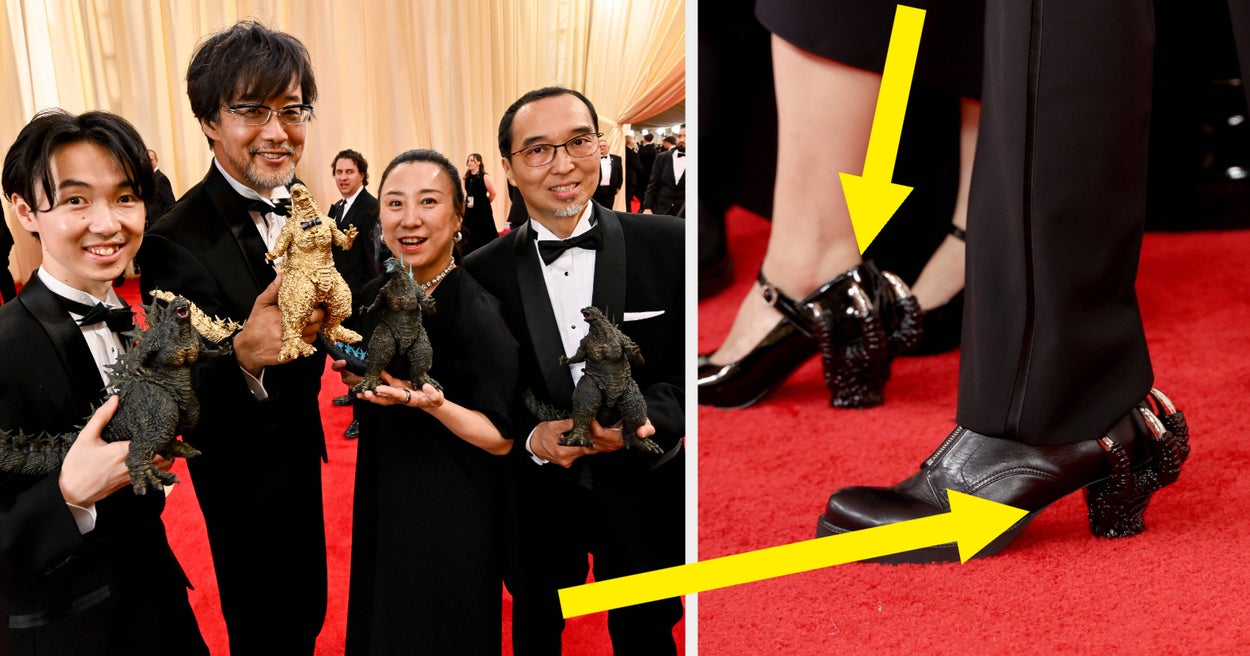The Cast Of "Godzilla Minus One" Wore Matching Godzilla-Themed Shoes, And Now They're Going Viral