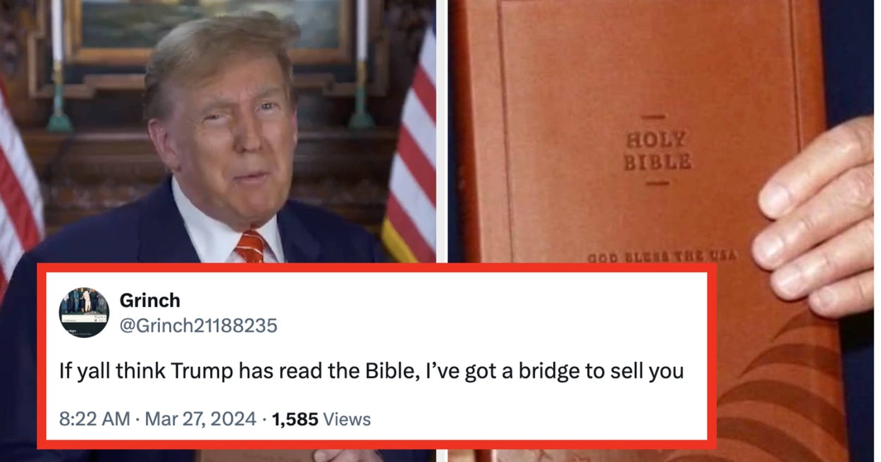 The Internet Is Losing It Over Donald Trump Selling An American-Themed Bible For $60