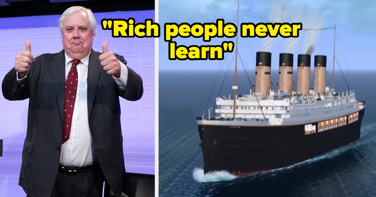 Twitter Reacts To A Billionaire Building A Titanic Replica