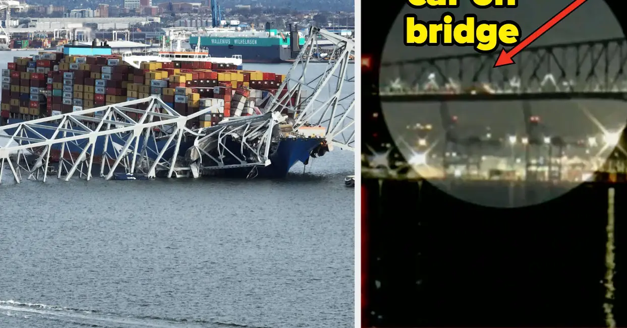 Viral Video Of Baltimore Key Bridge Collapse