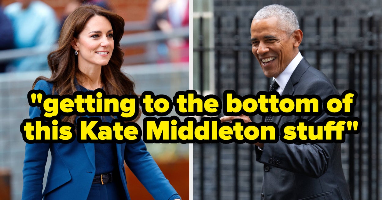 "I Would Use My Privilege For Gossip, Too": People Are Begging Barack Obama To Get The Tea On Kate Middleton