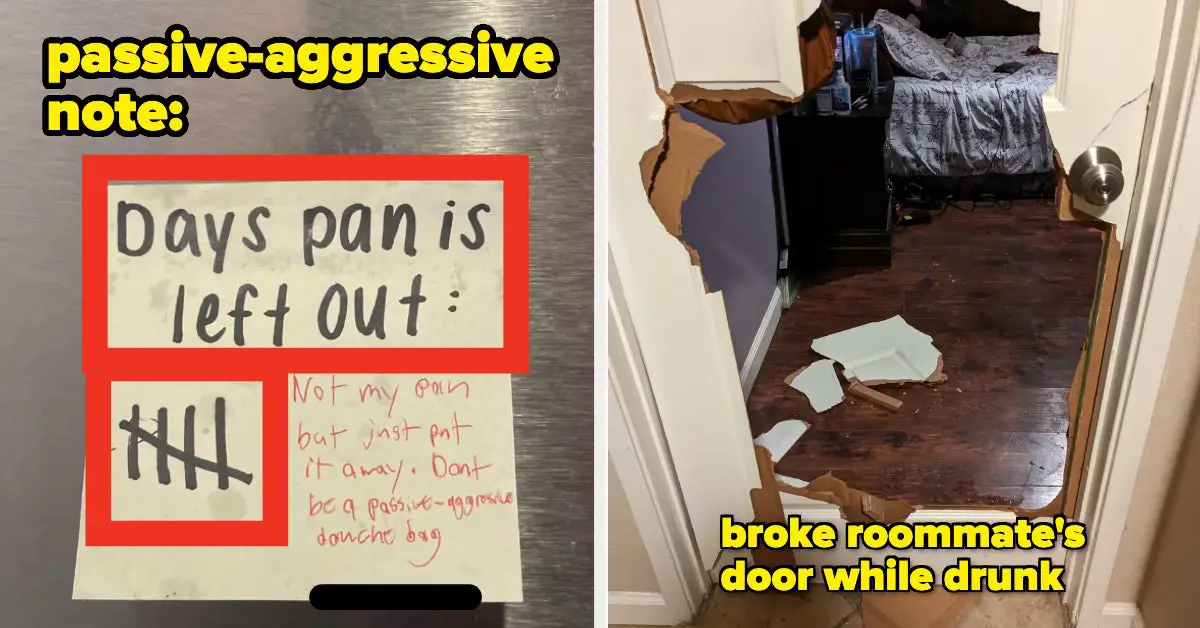 15 Photos Of Passive-Aggressive Roommates