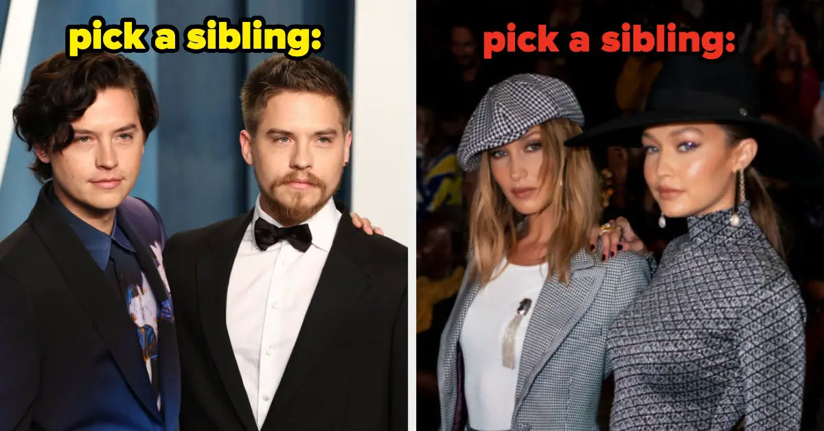 Can You Pick Between These Celebrity Siblings?