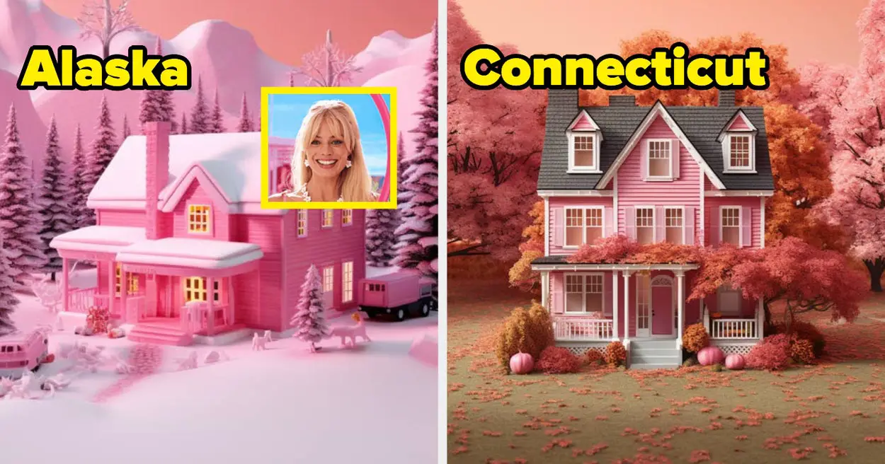 From New York To Texas, Here's What Barbie's Dreamhouse Would Look Like In Each State