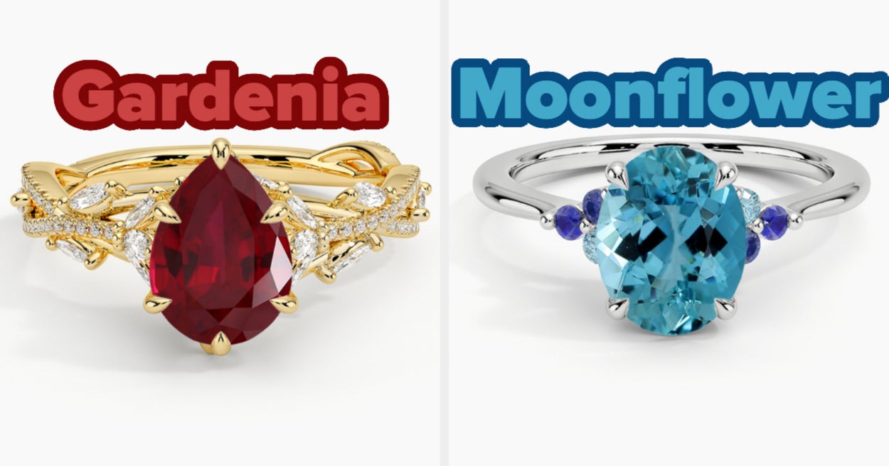If You Choose 13 Engagement Rings, I'll Tell You Which Night-Blooming Flower Matches You To A T