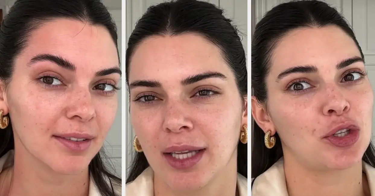 Kendall Jenner Shows Off Natural Skin With Fine Lines And Texture