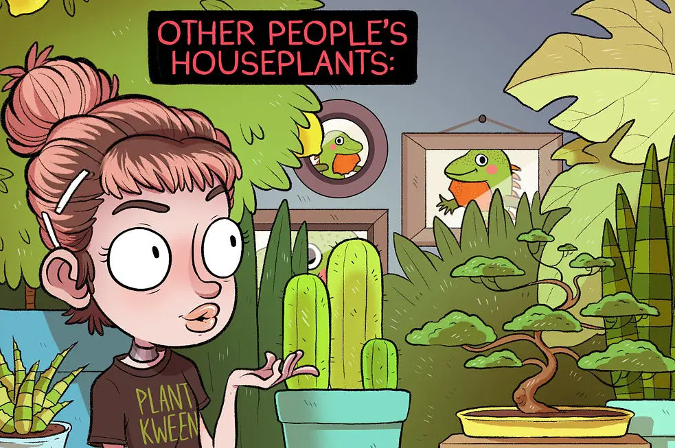 Literally Just 9 Comics About House Plants