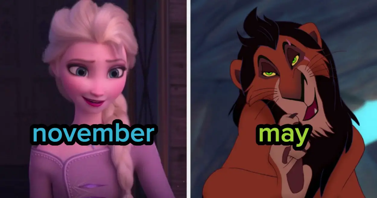 Pick Some Disney Characters And I'll Guess Which Month You Were Born In