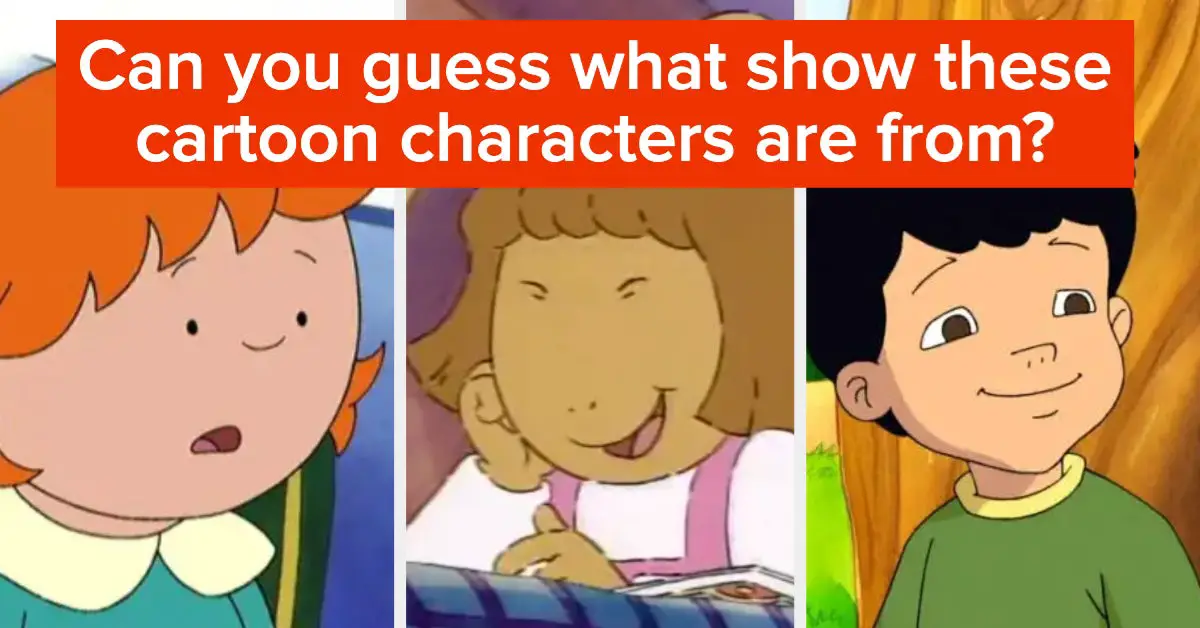 Try To Win By Identifying What Show These Cartoon Characters Are From