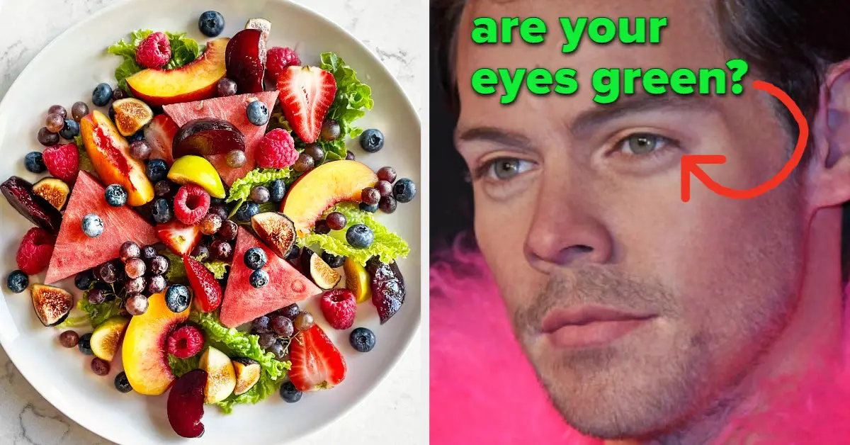 Can I Guess Your Eye Color Based On Your Fruit Salad Preferences?