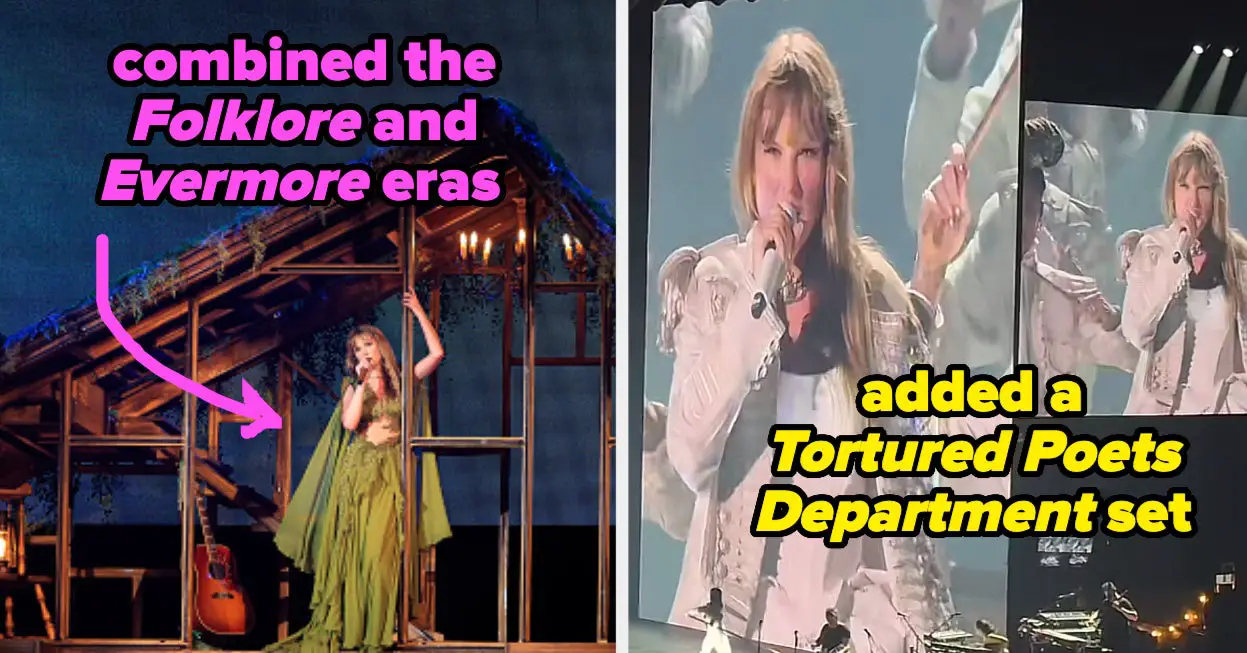 Combining Folklore And Evermore, Adding "TTPD," And 15 Other Changes Taylor Swift Made To The Eras Tour Today