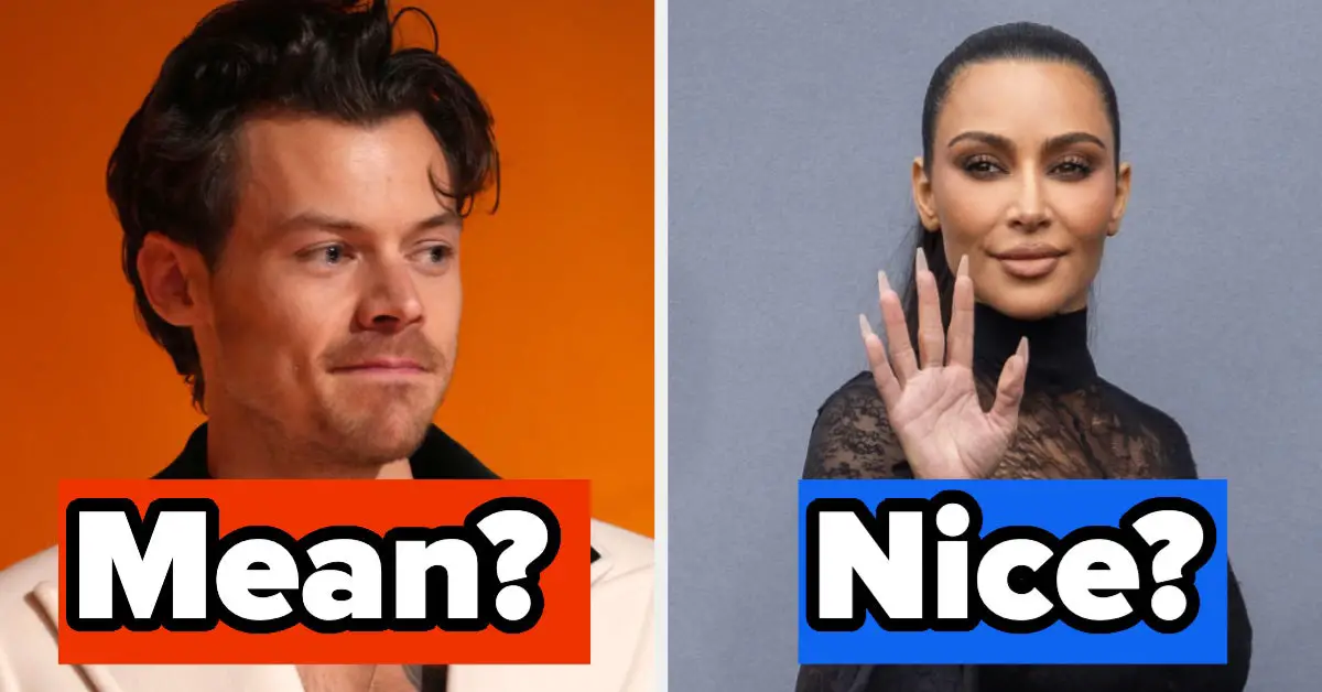 I Gathered Another Group Of Celebrities, But It's Up To You To Decide If They’re Nice Or Mean