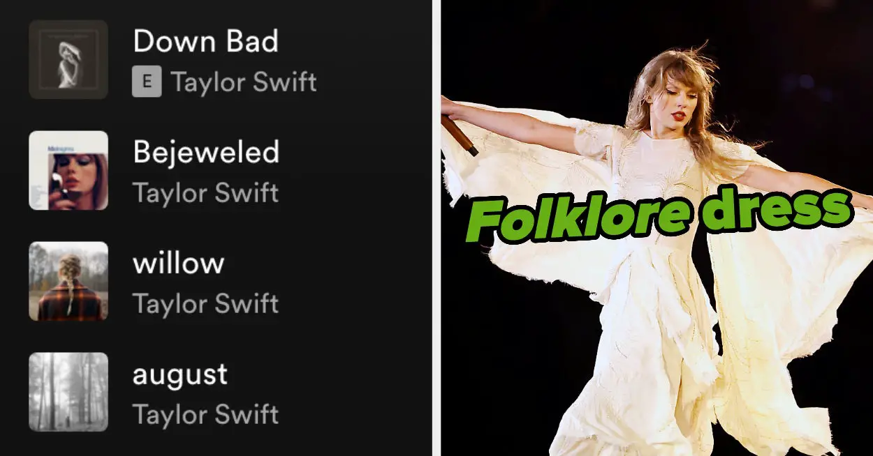 I Know You Won't Believe Me, But If You Choose Your Favorite Taylor Swift Song From Each Album, I Can Tell You Which Of Her Iconic Outfits Matches You The Best!