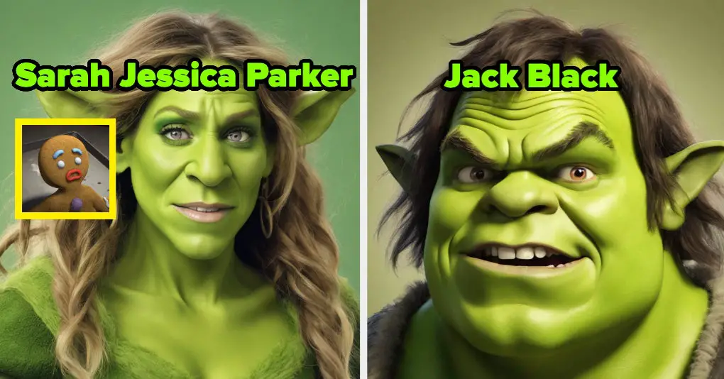 I Transformed My Favorite Celebrities Into Shrek And It's Giving Swamp Realness — Use This Generator To Make Your Own