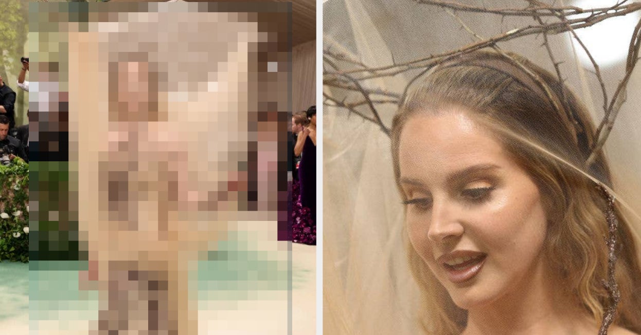 Lana Del Rey Had A Verrrry Interesting Met Gala Look That Involved Wearing Real Twigs On Her Head