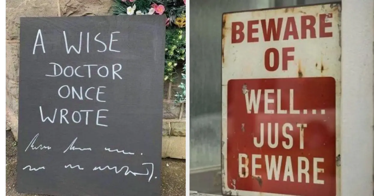 18 Funny Signs From The Past Week Guaranteed To Make You Shed A Tear From Laughter Or Your Money Back
