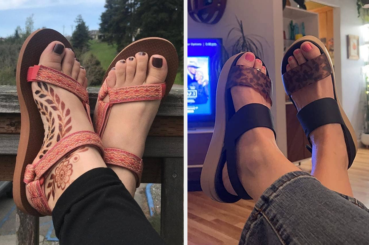 20 Pairs Of Sandals From Amazon That'll Be Easy On Your Eyes *And* Your Feet