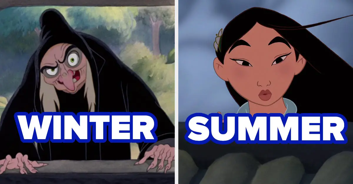 Choose Your Favorite Disney Characters To Reveal Which Season You Truly Are