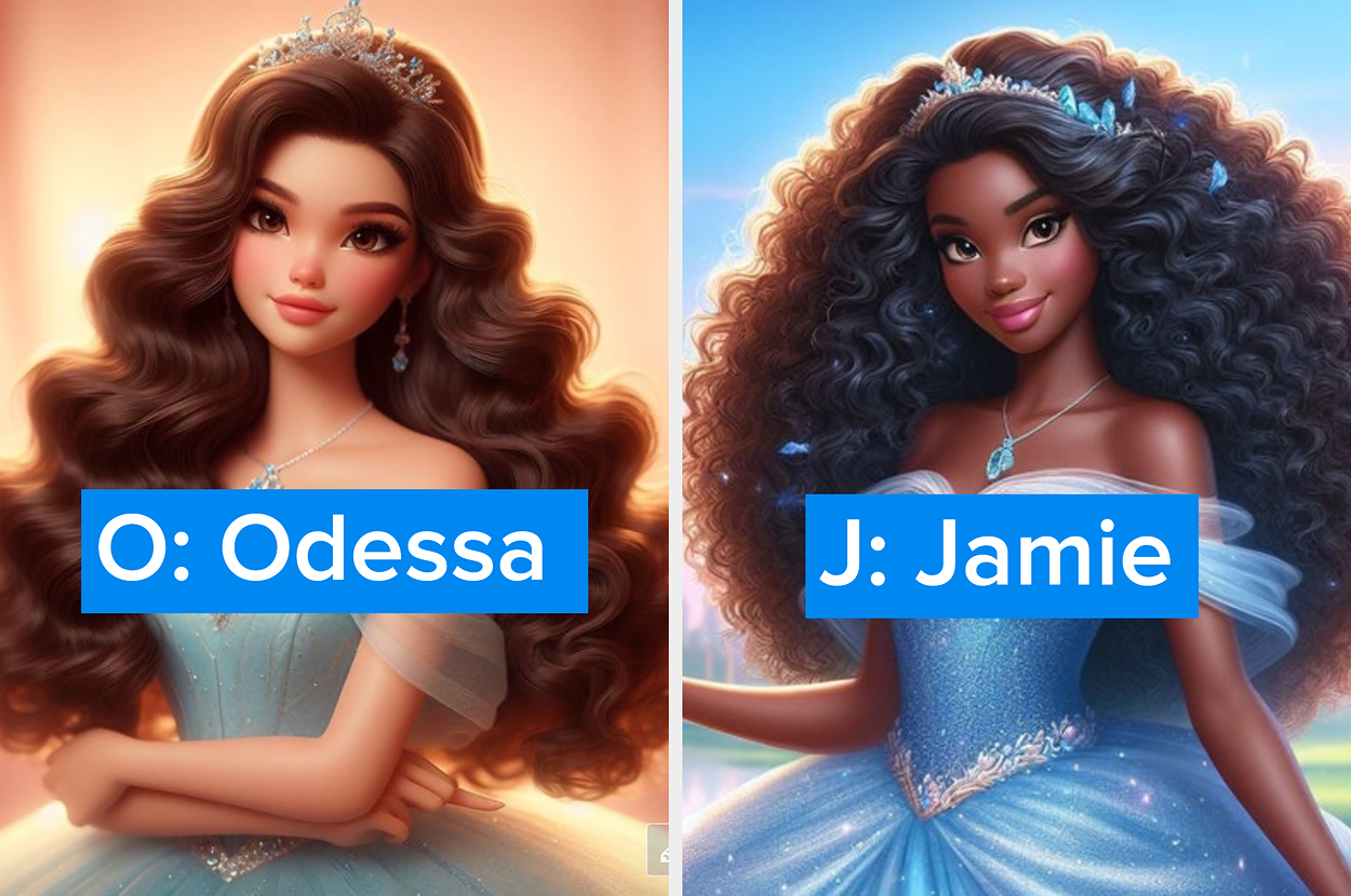 I Asked AI To Turn A Random Name From Every Letter Into A Disney Princess