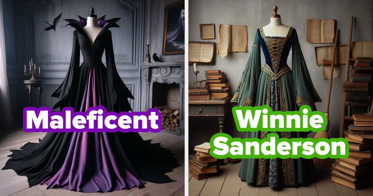 I Used AI To Help Me Create Dresses Based On Disney Villains, And It's True: Villains Are Just *Better*