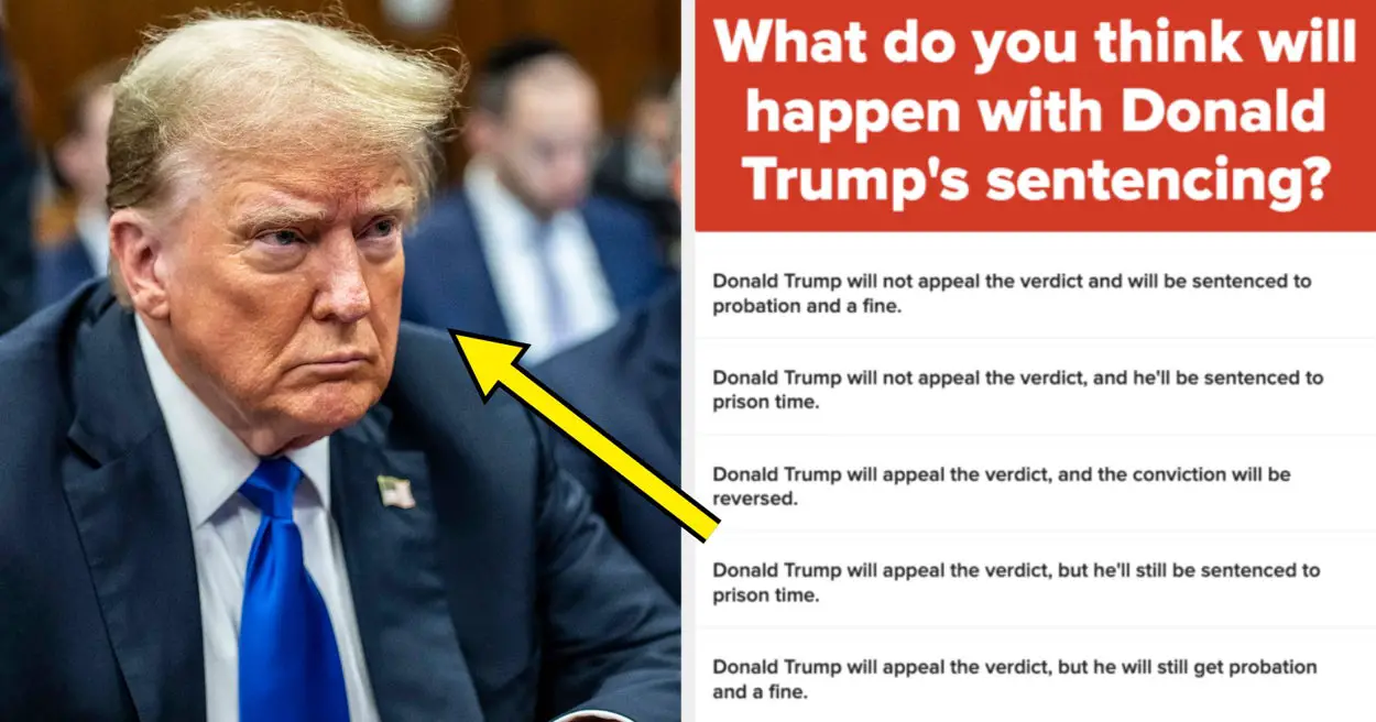 Take This Poll To Predict Donald Trump's Sentencing Outcome