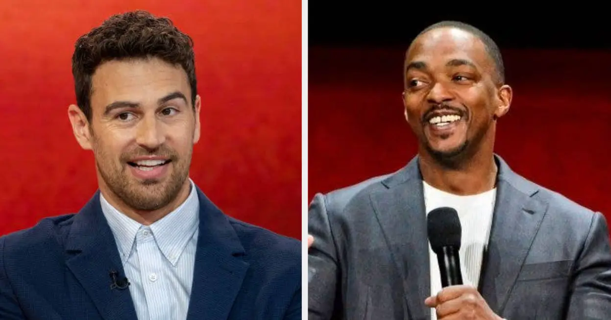 Theo James And Anthony Mackie Talk About Fatherhood