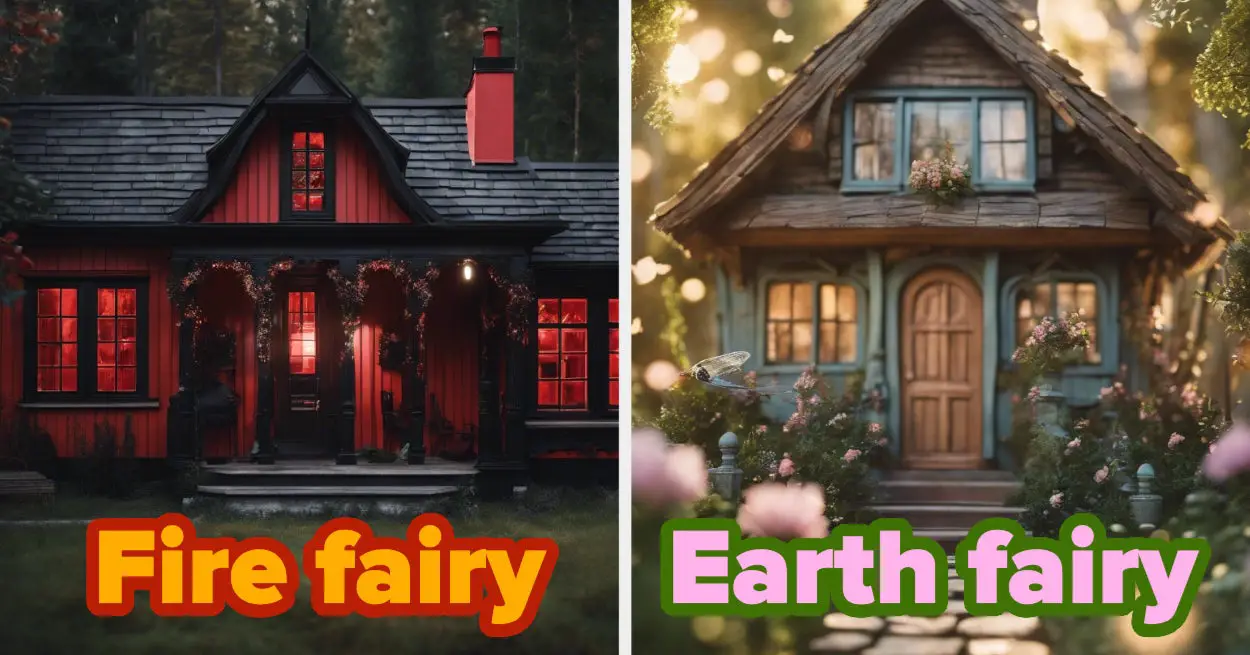 What Type Of Fairy Are You? Build A House To Find Out