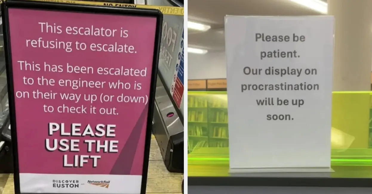 17 Signs From The Past Week That Made Me Laugh So Hard, My Eye Started Twitching