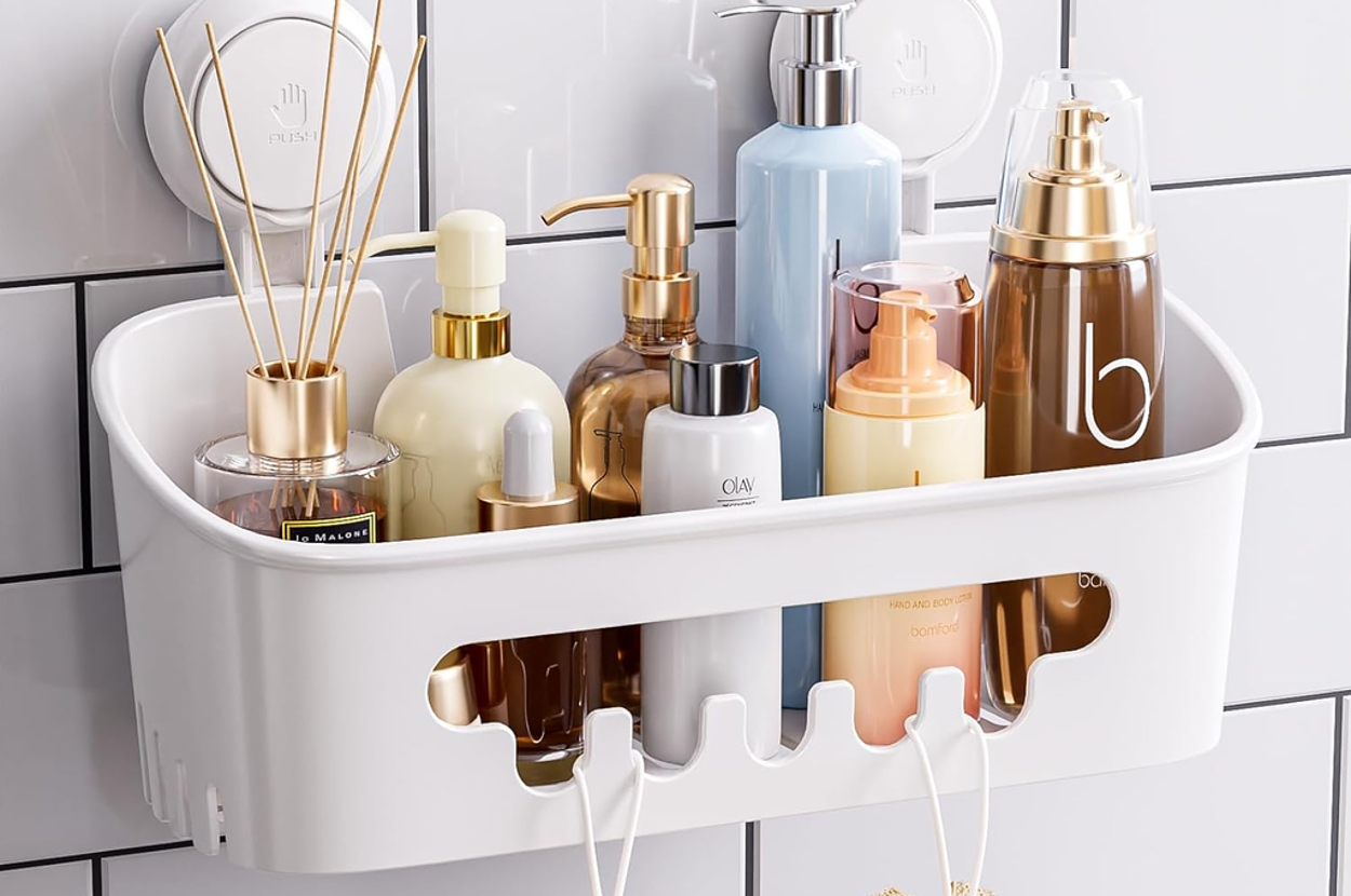 28 Bathroom Organizers for Beauty Product Clutter