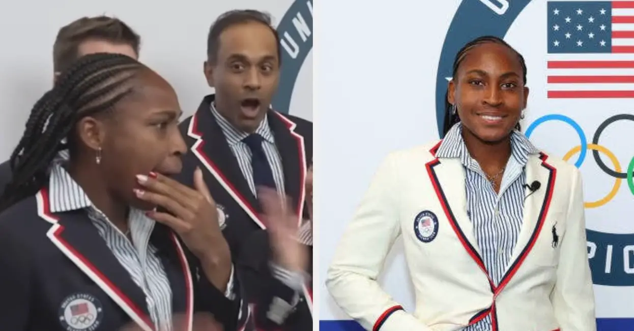 Please Watch The Exact Moment Coco Gauff Found Out She Was Going To Be The 2024 Olympic Flagbearer