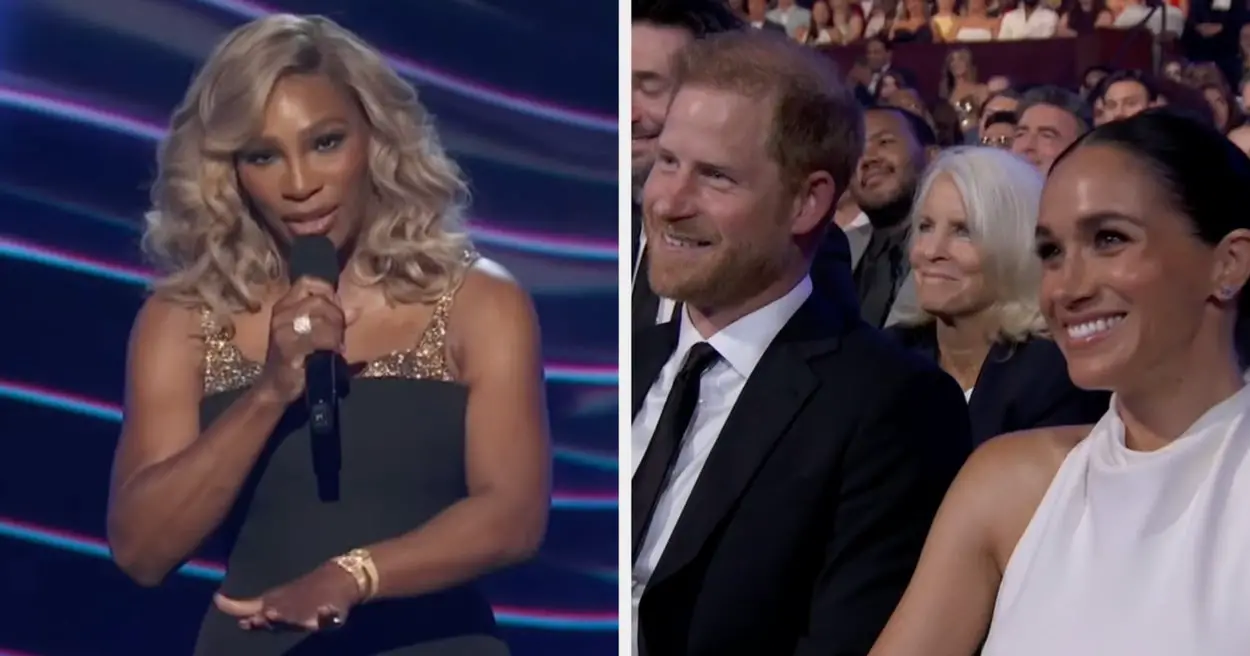 Serena Williams Jokes About Prince Harry And Meghan Markle At ESPYs