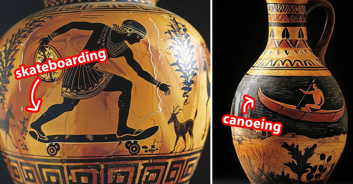 16 Modern Olympic Events On Ancient Greek Pottery