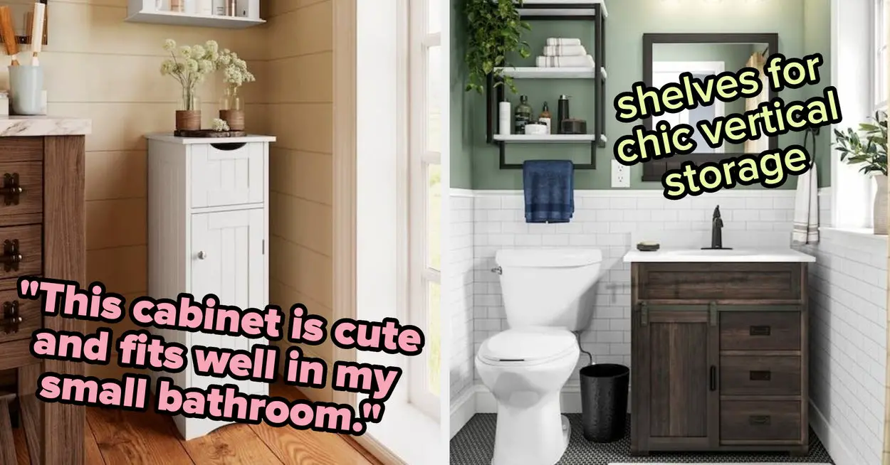 25 Helpful Lowe's Products For A Small Bathroom