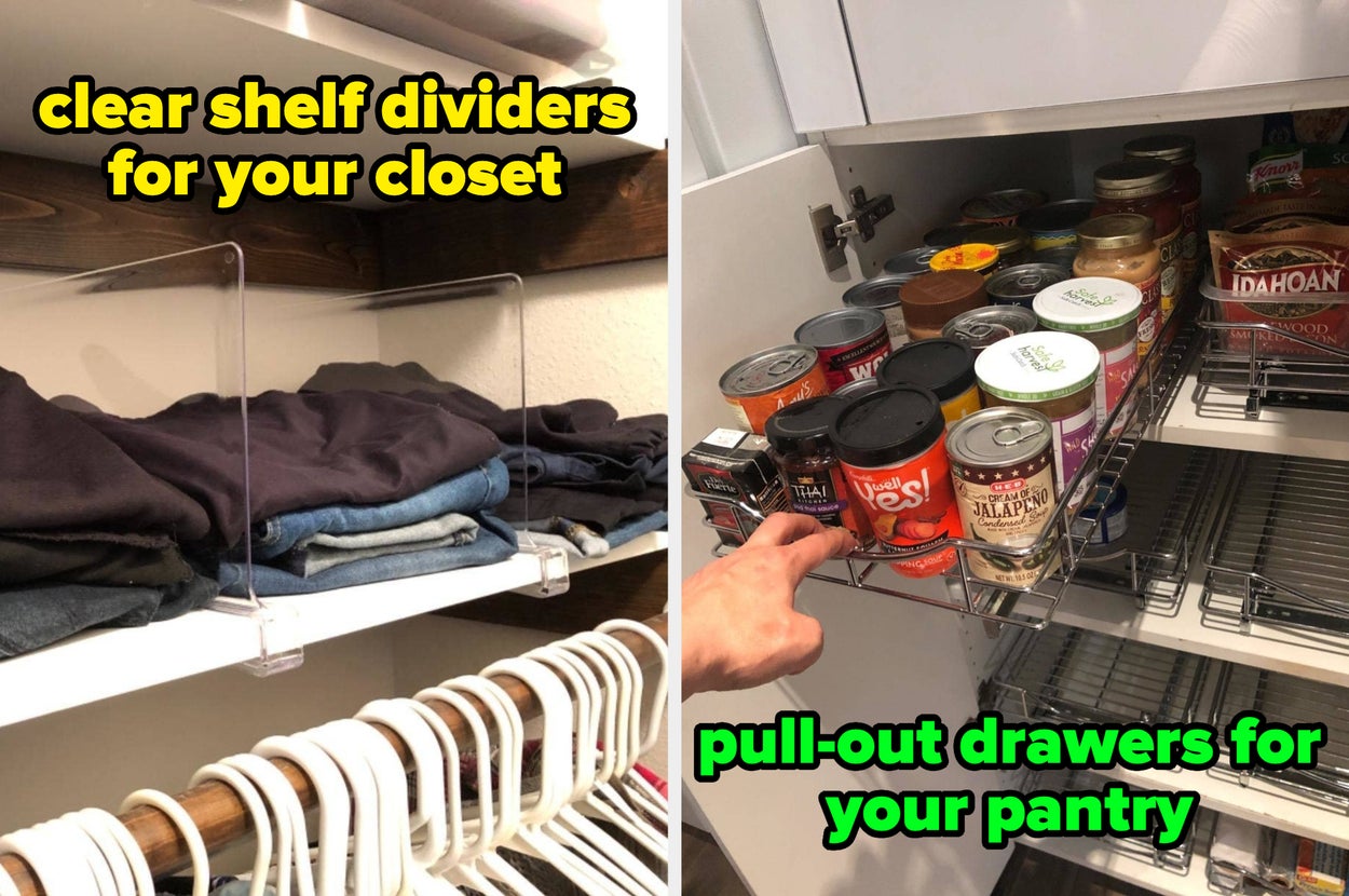 29 Ways To Organize All Your Cabinets And Closets