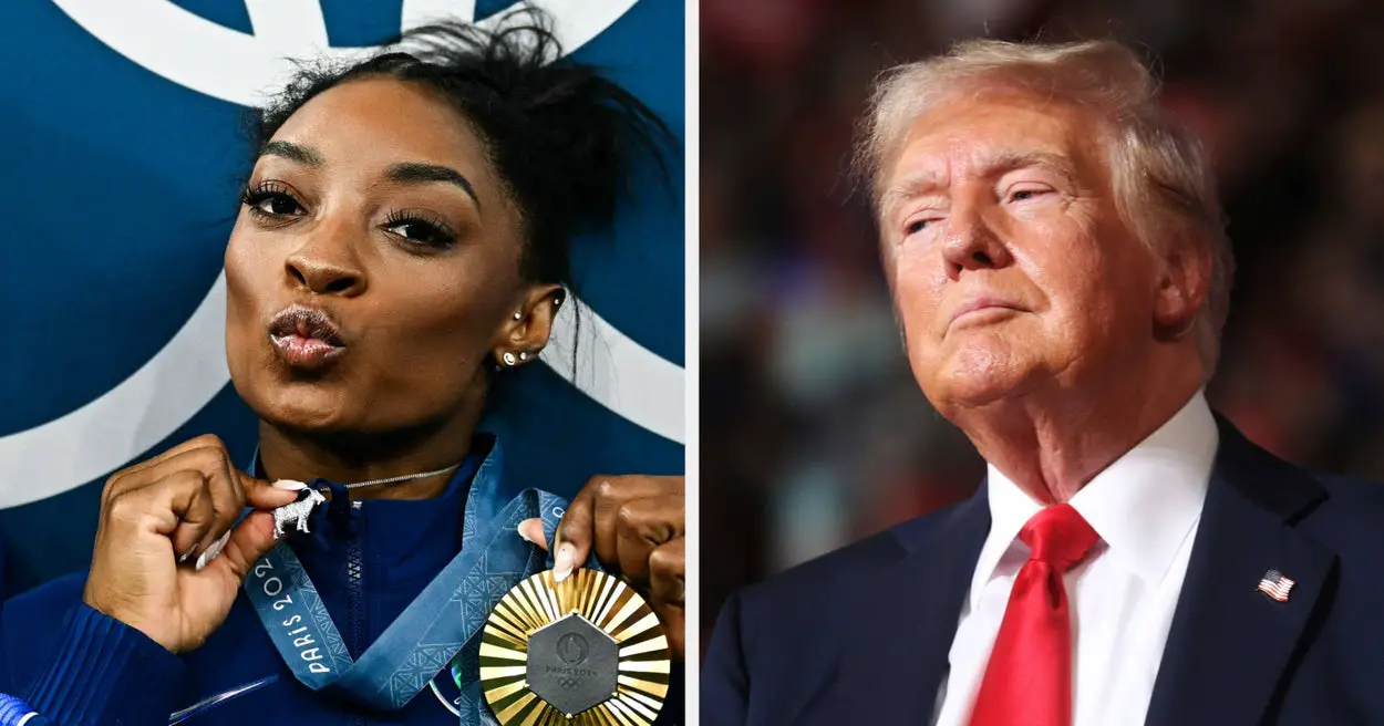 Simone Biles Claps Back At Donald Trump's "Black Jobs" Remark