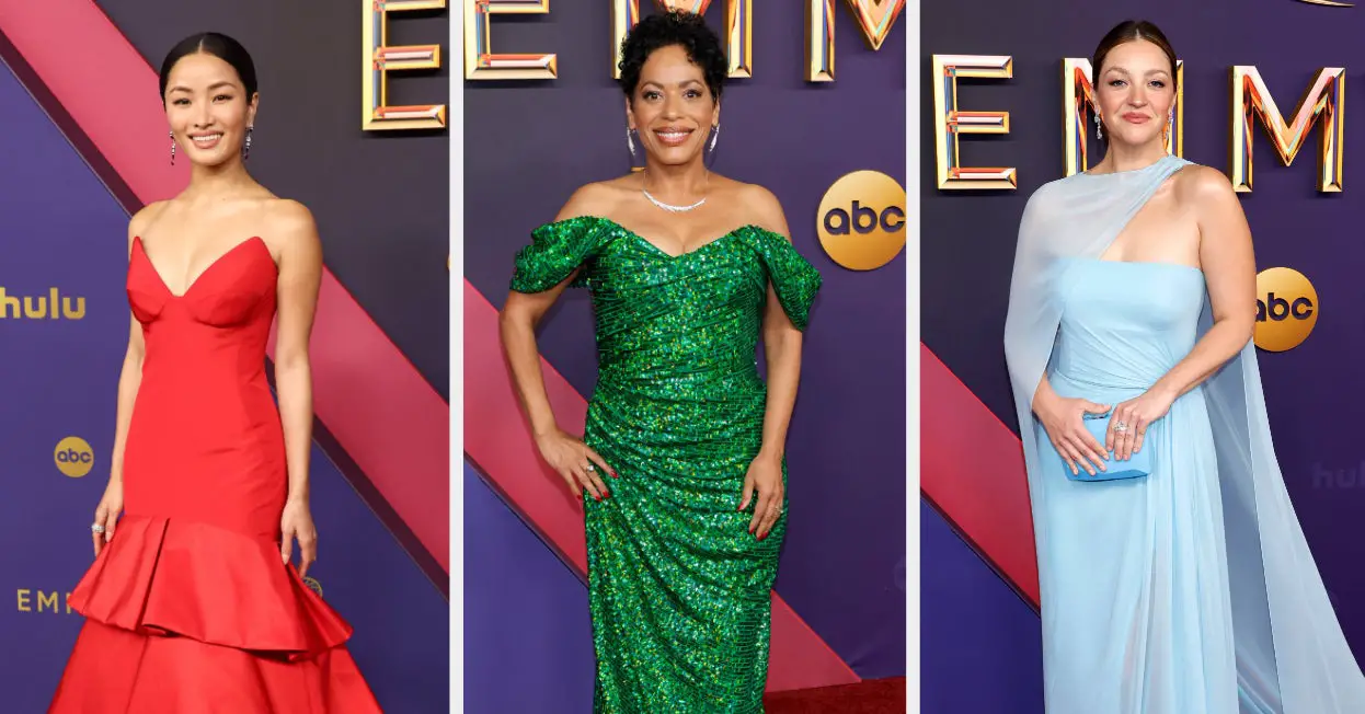 23 Best Pop Of Color Red Carpet Looks From Emmy Awards