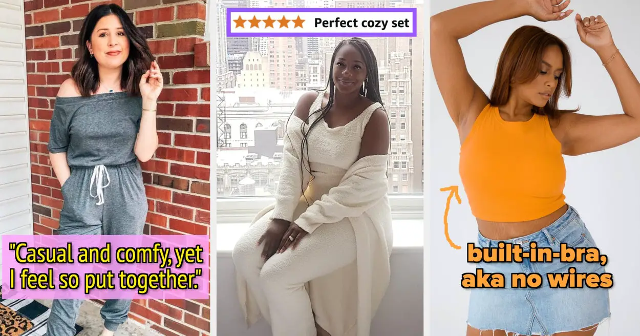 26 Comfy Clothing Pieces Reviewers Say They "Live In"