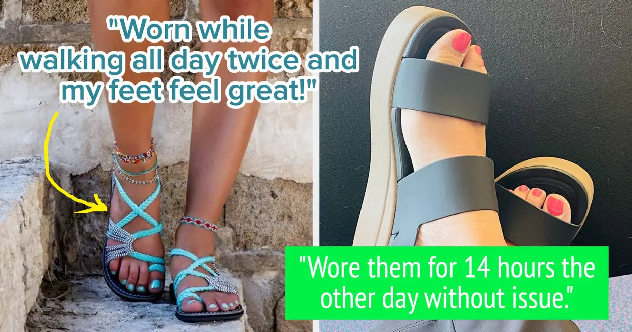 27 Comfy Amazon Shoes Reviewers Stood In For Hours