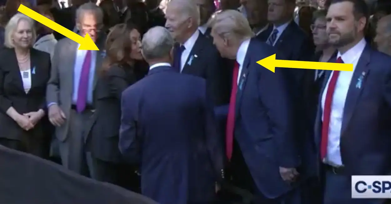 Donald Trump And Kamala Harris' Interaction After The Debate Is Going Viral