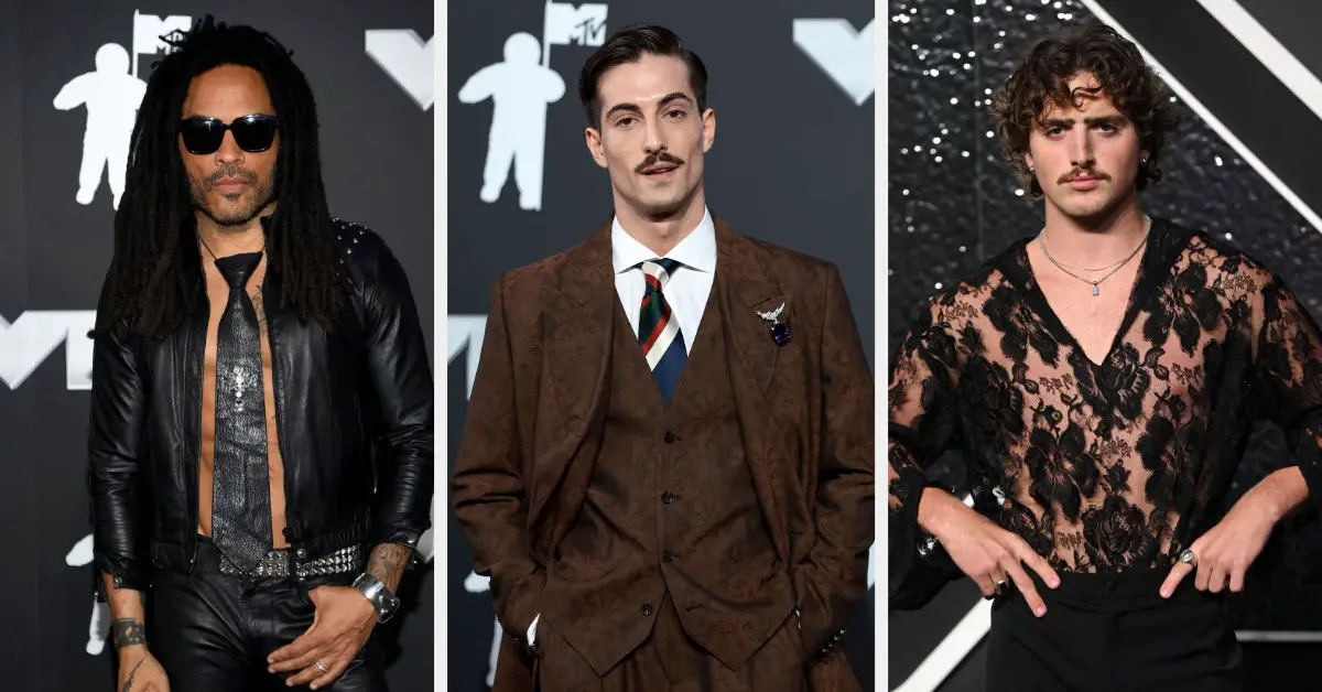 Here's What Lil Nas X, Teddy Swims, Lenny Kravitz, And 13 Other Celebrity Men Wore To The 2024 VMAs