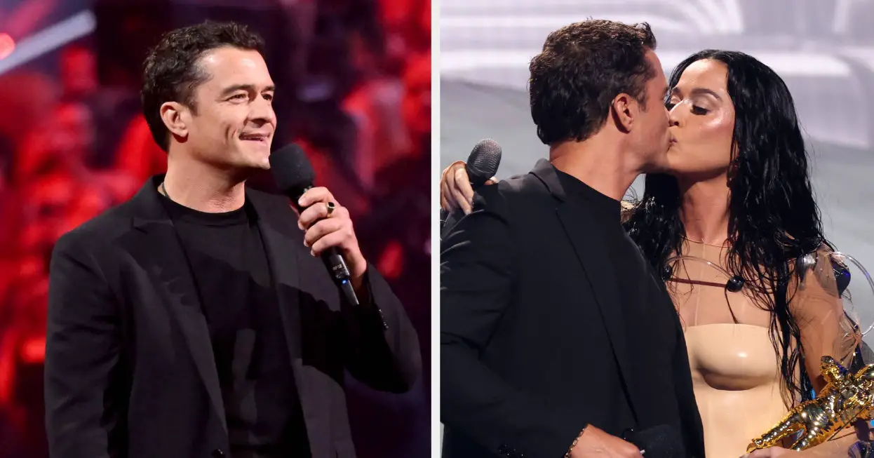 Orlando Bloom's Tribute To Katy Perry At VMAs