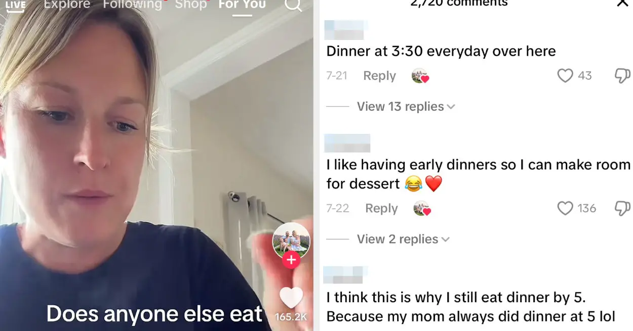 People Debate TikTok Mom's Dinner Timing for Kids