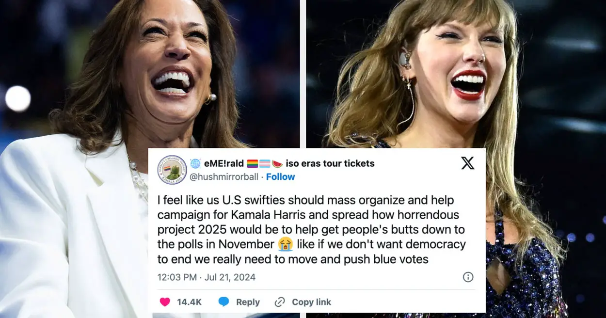 These Taylor Swift Fans Raised $144k For Kamala Harris