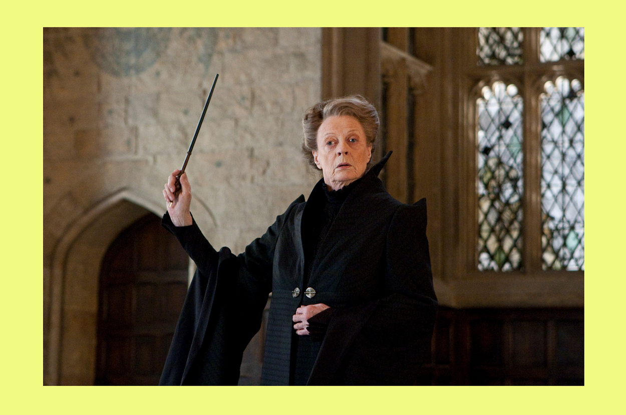 What's your favorite Professor McGonagall moment from the "Harry Potter" books or movies?