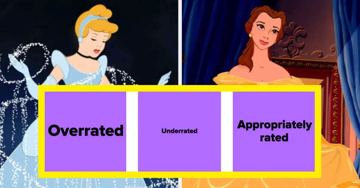 You Decide If These Disney Princesses Are Overrated Or Underrated