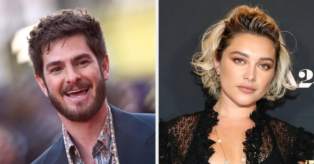 Andrew Garfield Brought Florence Pugh Cutout To We Live In Time Premiere