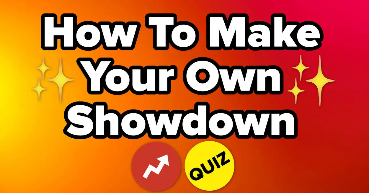 How To Make A BuzzFeed Showdown Quiz