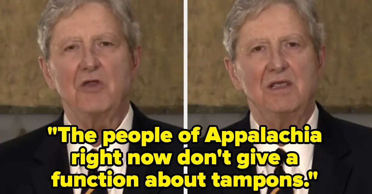 Senator Says Hurricane Victims Don't Need Tampons