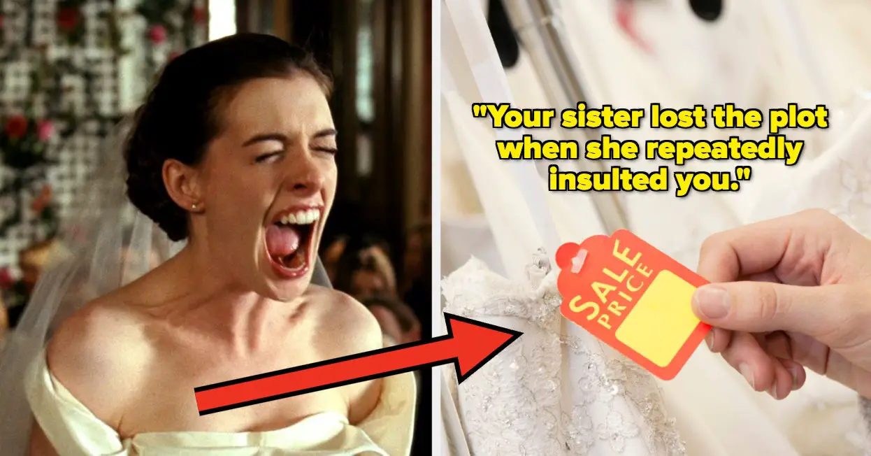 This Woman Refused To Pay For Her Sister's Wedding Dress After Her Sister Body Shamed Her, And I Couldn't Agree With Her More